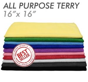 All-Purpose Microfiber Terry Towel Green 41 x 41см