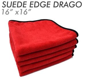 3x The Drago Suede Edge Red 41 х 41см